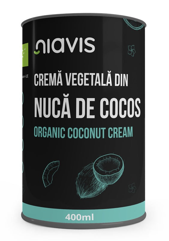 Crema vegetala din nuca de cocos ecologica 400ml - Niavis