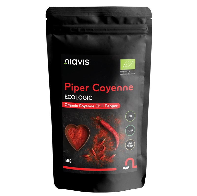 Piper cayenne ecologic 50gr - Niavis