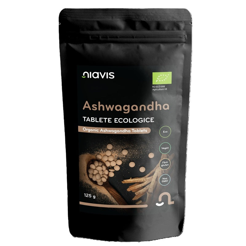 Ashwagandha tablete ecologice 125gr - Niavis