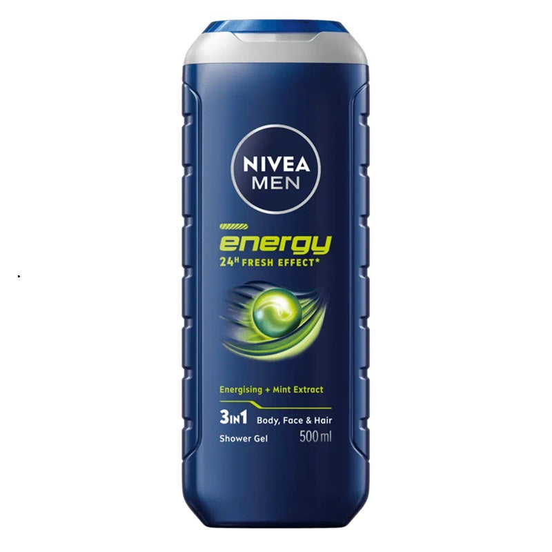 Gel dus barbati revigorant de menta 500ml - Nivea