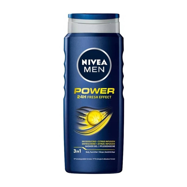 Gel dus barbati cu aroma de citrice 500ml - Nivea