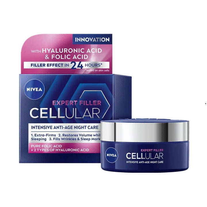 Crema noapte hyaluron cellular filler+fermiate 50ml - Nivea