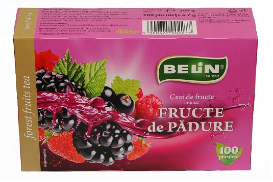 Ceai de fructe padure 2gr*100dz - Nova Plus