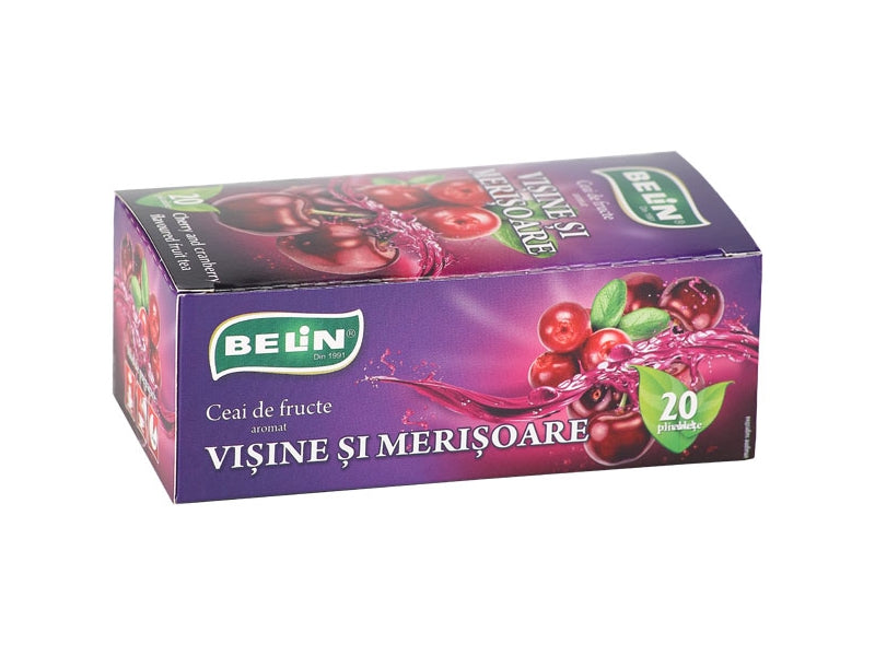 Ceai de visine si merisoare 2gr*20dz - Nova Plus