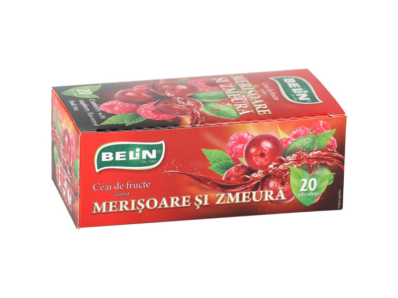Ceai de merisoare si zmeura 2gr*20dz - Nova Plus