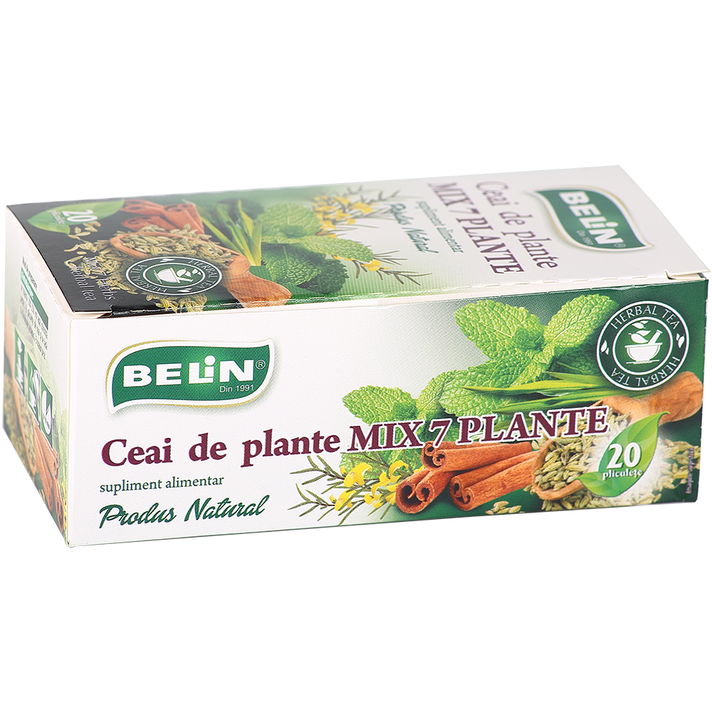 Ceai mix 7 plante 1,8gr*20dz - Nova Plus