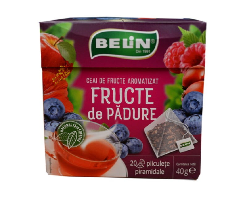 Ceai de fructe padure 2gr*20dz piramida - Nova Plus