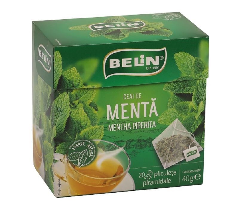 Ceai de menta 2gr*20dz piramida - Nova Plus