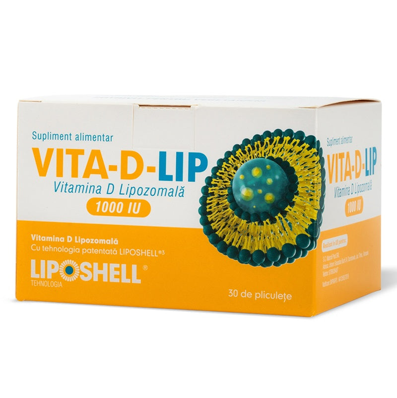 Vita-D-lip vitamina D lipozomala 1000 UI, 30 doze - Liposhell