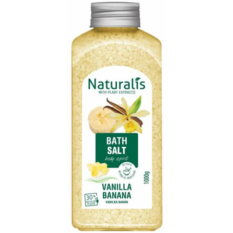 Sare baie banana vanilie 1kg - Naturalis