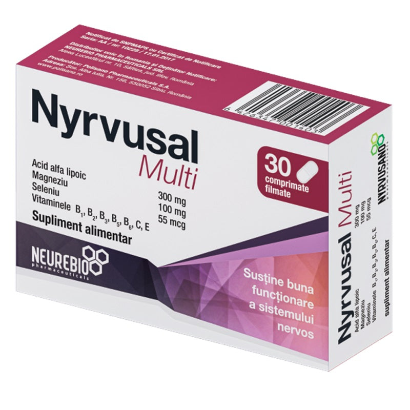 Nyrvusal multi 30cpr filmate - Nyrvusano Pharmaceuticals Srl