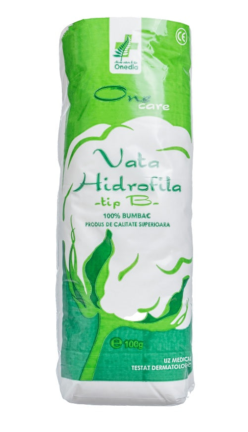 Vata hidrofila tip B, 100 g-ONED.00013