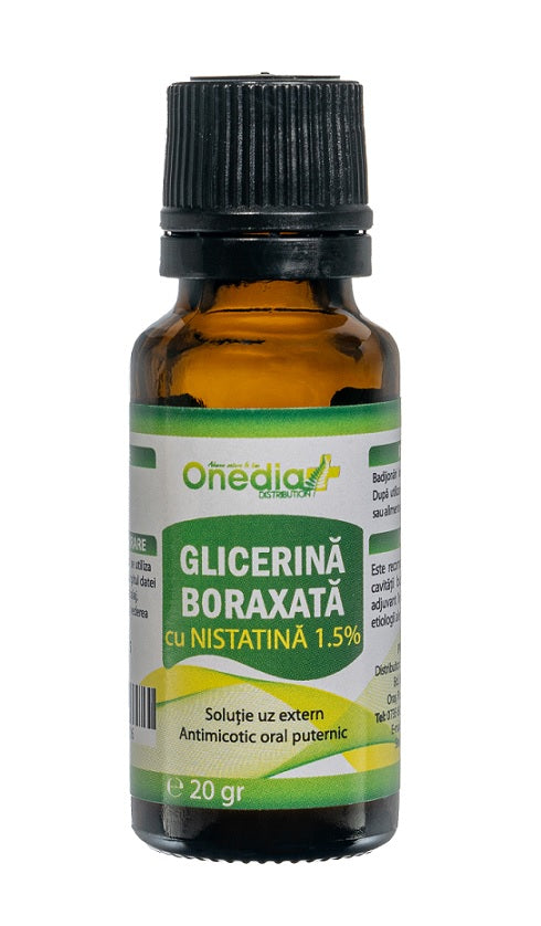 glicerina boraxata cu nistatina 1,5%  20gr - Onedia
