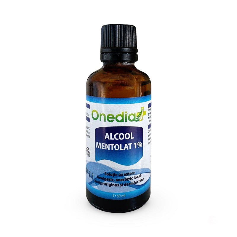 alcool mentolat 1%  50ml - Onedia