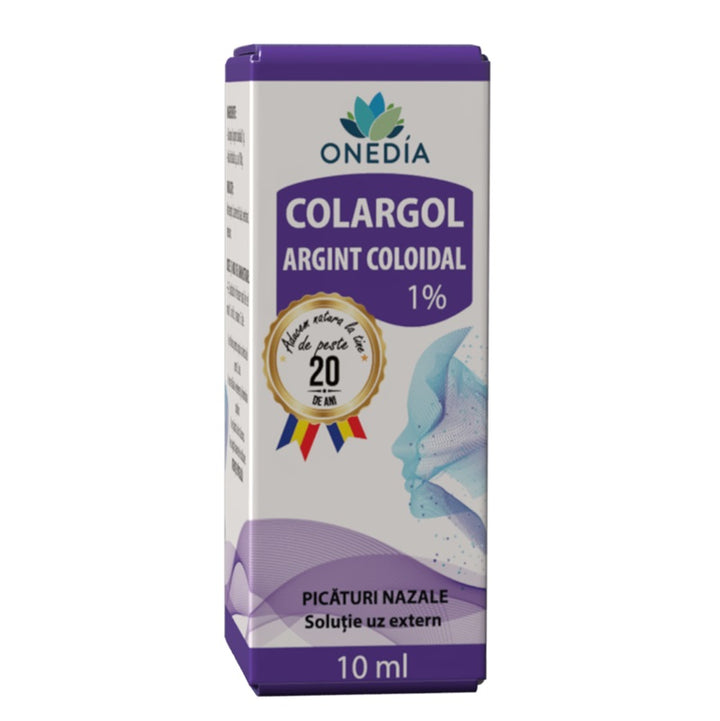 Colargol Argint Coloidal 1%, 10 ml-ONED.00229