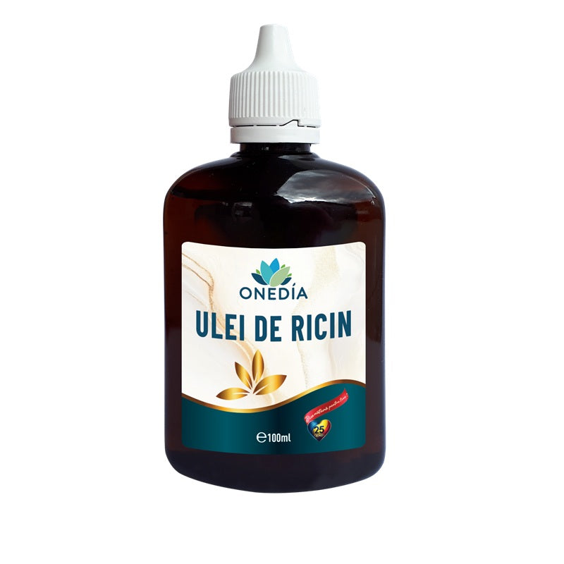 ulei de ricin 100% cu picurator 100ml - Onedia