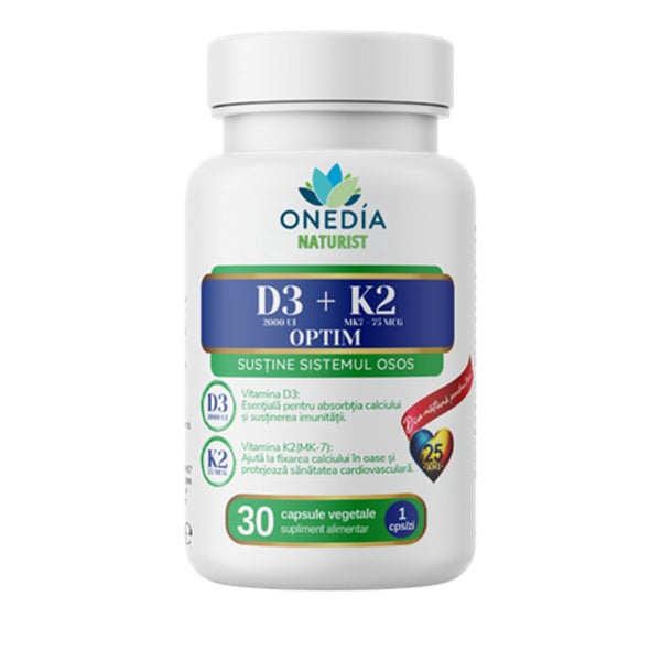 vitamina d3+k2 optim 30cps vegetale - Onedia