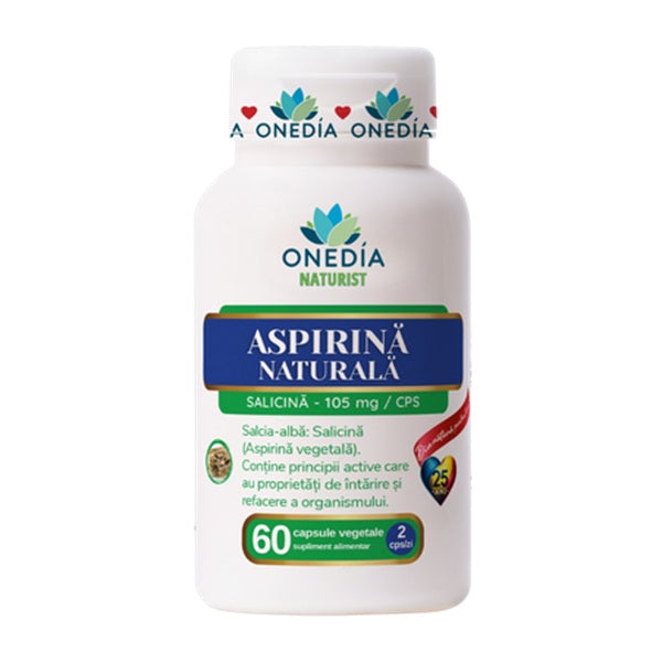 aspirina naturala salicina 105mg 60cps vegetale - Onedia