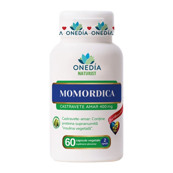 momordica castravete amar 400mg antidiabetic 60cps vegetale - Onedia