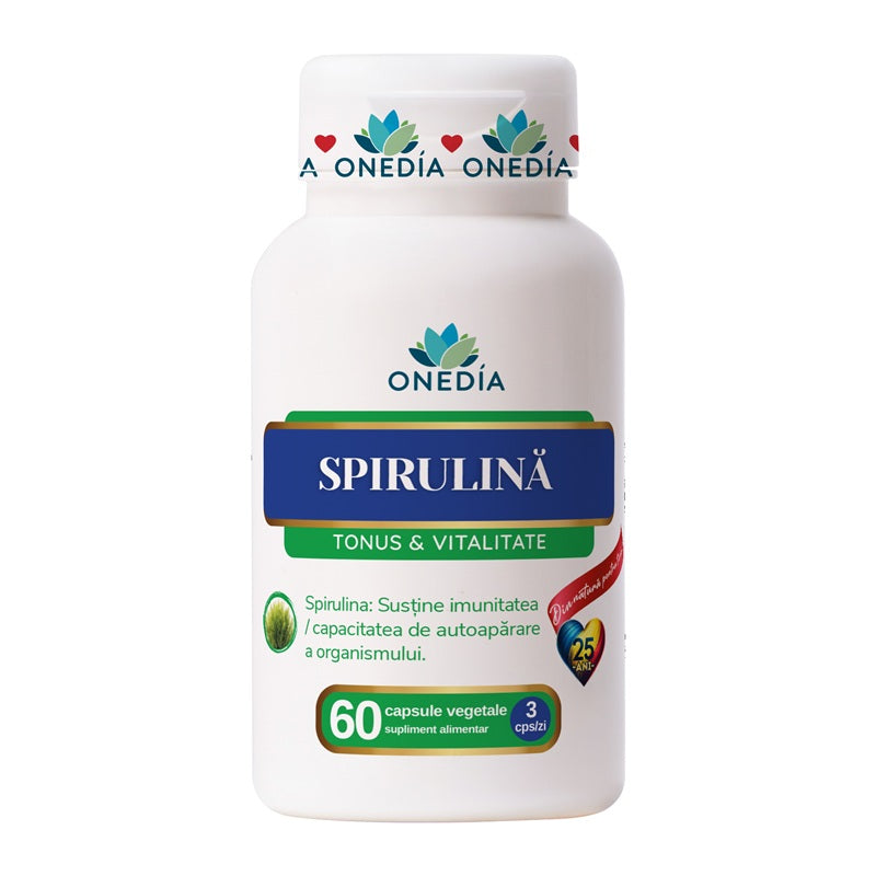 spirulina tonus & vitalitate 420mg 60cps vegetale - Onedia