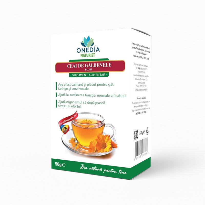 Ceai de galbenele flori 50gr -  Onedia