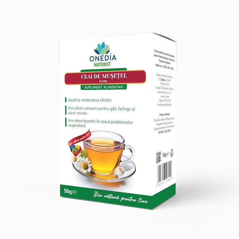 Ceai de musetel flori 50gr -  Onedia