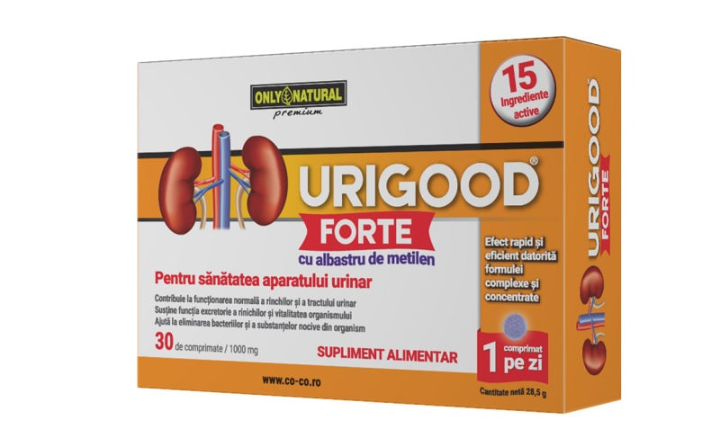 Urigood Forte 1000 mg, 30 comprimate-ONLY.00044
