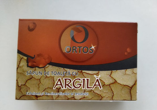 Sapun cu argila 100gr - Ortos Prod