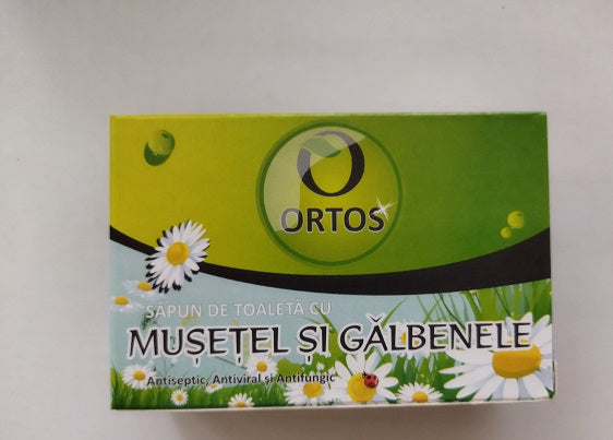 Sapun cu musetel si galbenele 100gr - Ortos Prod