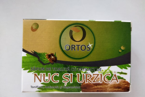 Sapun cu nuc si urzica 100gr - Ortos Prod