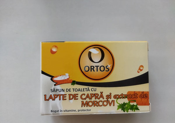 Sapun cu lapte capra si ex.morcovi 100gr - Ortos Prod
