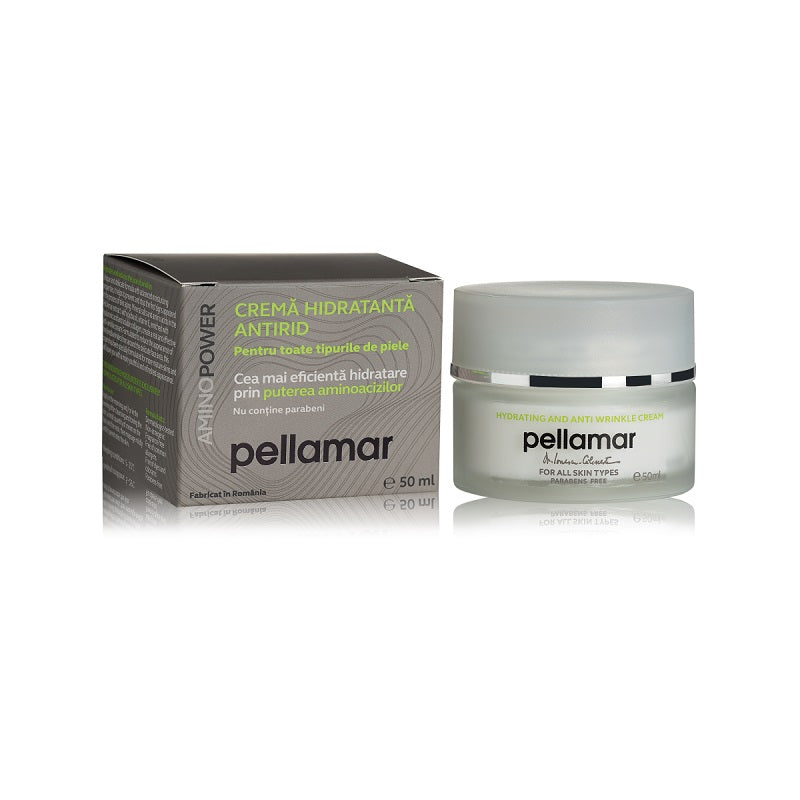 Amino Power Crema Hidratanta Antirid pentru Toate Tipurile de Ten, 50 ml-PELL.00004