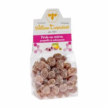 Perle miere+propolis+echinaceea 100gr - Apicola Pastoral Georgescu