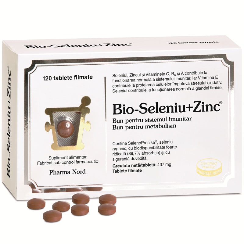 Bio-seleniu+zinc 120cpr - Pharma Nord
