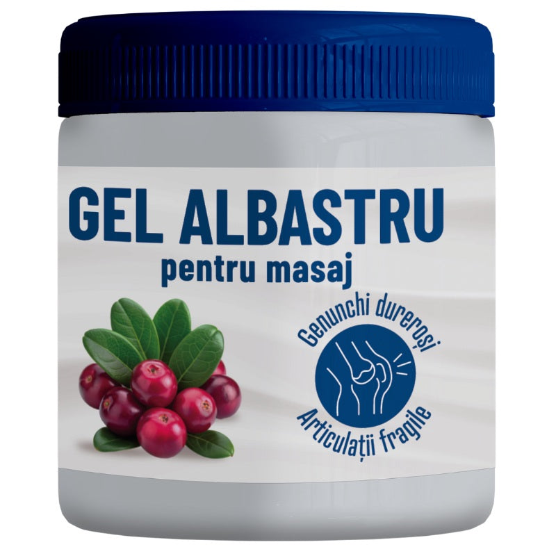 gel albastru - genunchi durerosi & articulatii fragile 500ml - Pharmaherbal