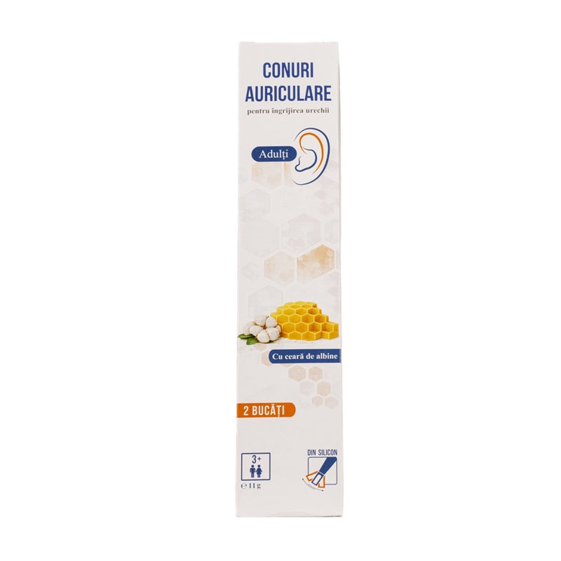 Conuri auriculare adulti 2buc - Pharmaherbal