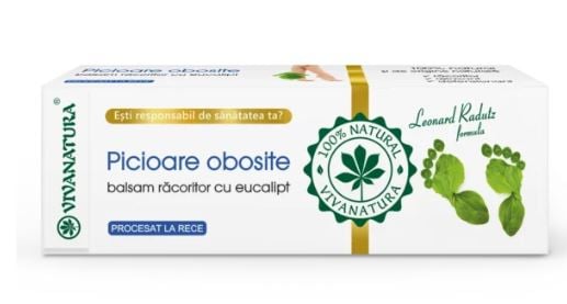 Picioare obosite- balsam racoritor 75 ml - Vivanatura