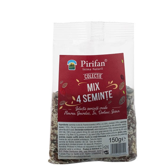 Mix 4seminte omega-3 150gr - Pirifan