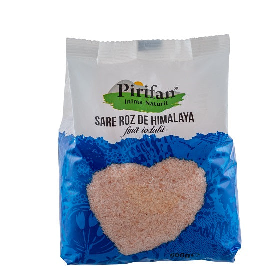 Sare roz himalaya fina iodata 500gr - Pirifan
