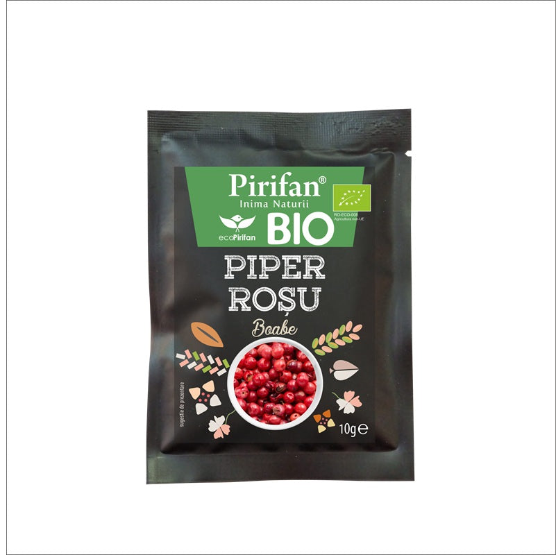 Piper rosu boabe bio 10gr - Pirifan