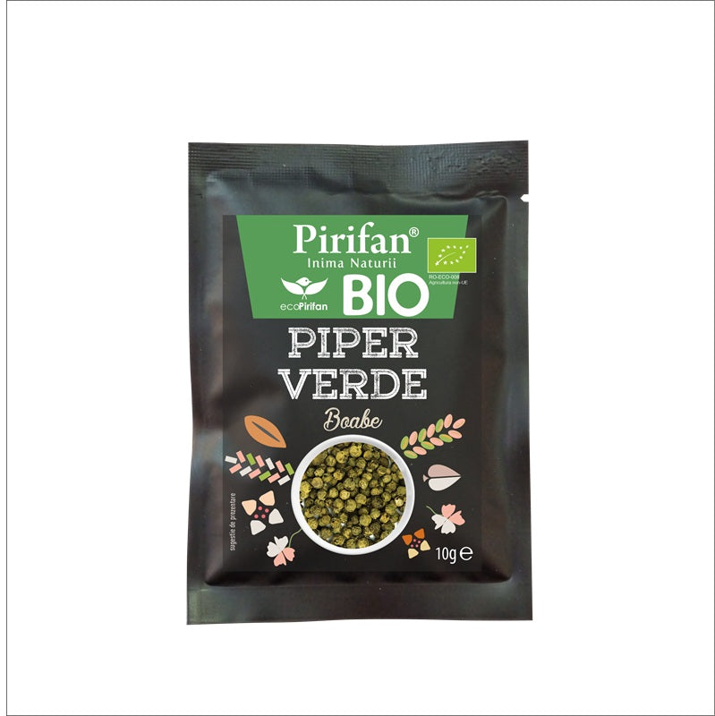 Piper verde boabe bio 10gr - Pirifan