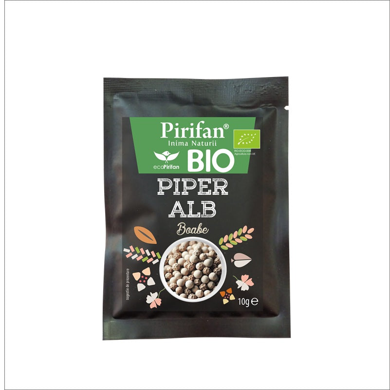 Piper alb boabe bio 10gr - Pirifan