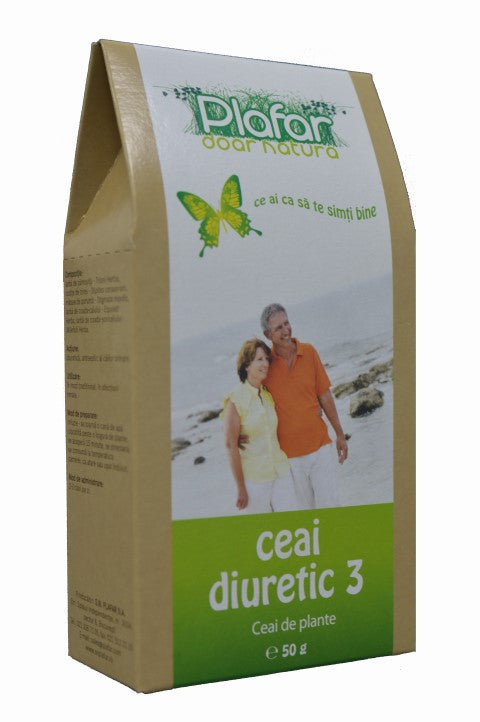 Ceai diuretic 3 50gr - Plafar