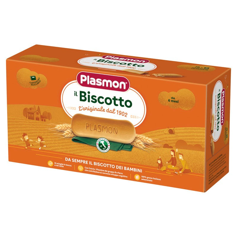 Biscuiti cereale,vit.,ca.,fe.+6 luni 600gr - Plasmon
