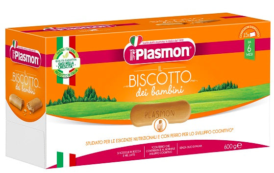 Biscuiti cereale,vit.,ca.,fe.+6 luni 600gr - Plasmon