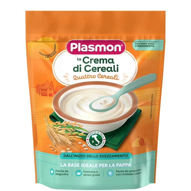 Cereale crema 4 cereale >6luni 200gr - Plasmon