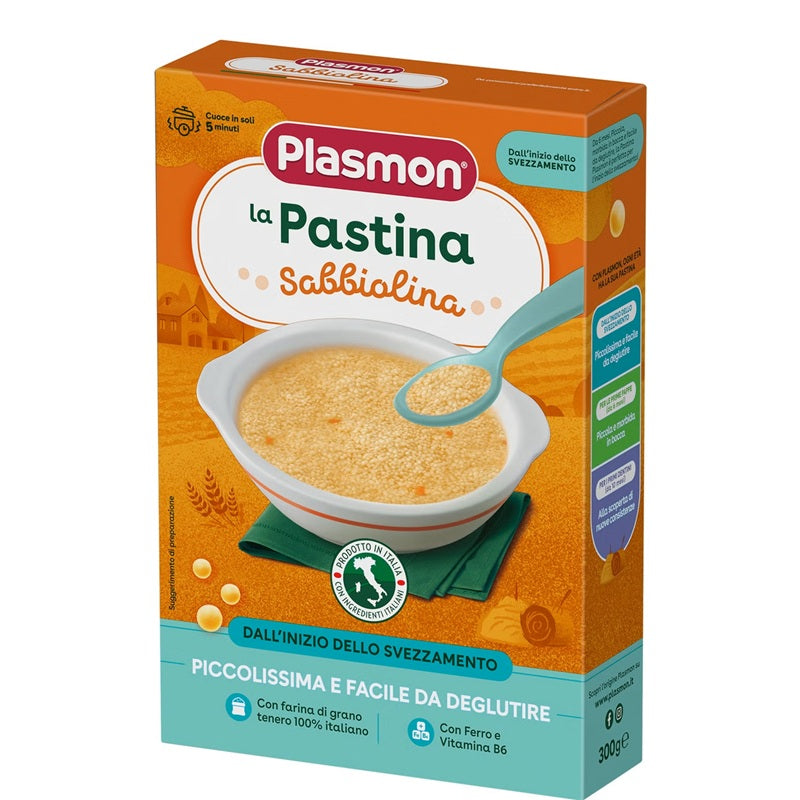 Paste sabbiolina +6luni 300gr - Plasmon