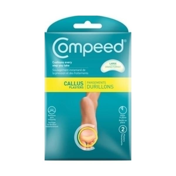 Plasturi bataturi superf. -mari 2buc - Compeed