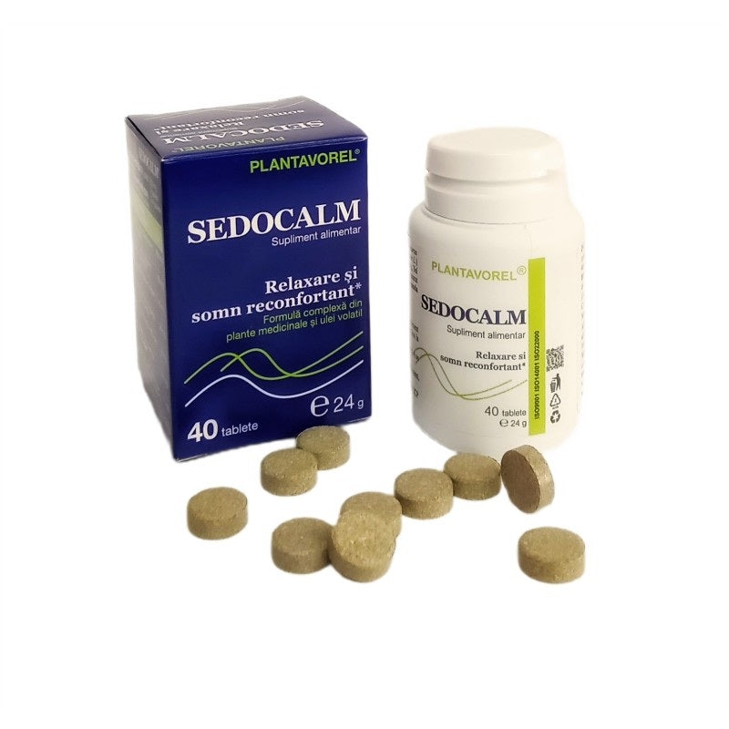 Sedocalm, 40 comprimate-PLAV.00037