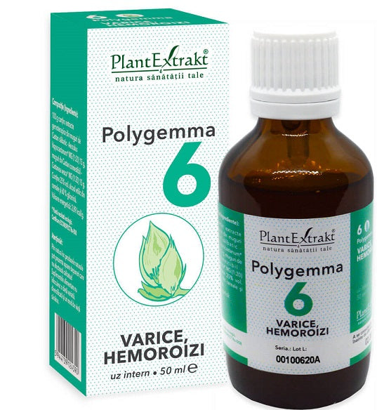 Polygemma 6 varice, hemoroizi 50ml - Plantextrakt